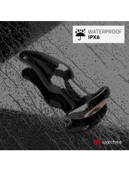 ANBIGUO WATCHME CONTROL REMOTO PLUG ANAL VIBRADOR CON ROTACION DE PERLAS AMADEUS