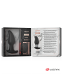 ANBIGUO WATCHME CONTROL REMOTO PLUG ANAL VIBRADOR CON ROTACION DE PERLAS AMADEUS