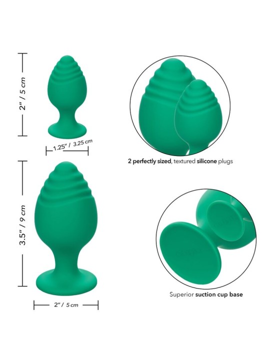 CALEXOTICS CHEEKY PLUGS ANALES VERDE