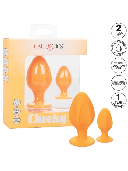 CALEXOTICS CHEEKY PLUGS ANALES NARANJA