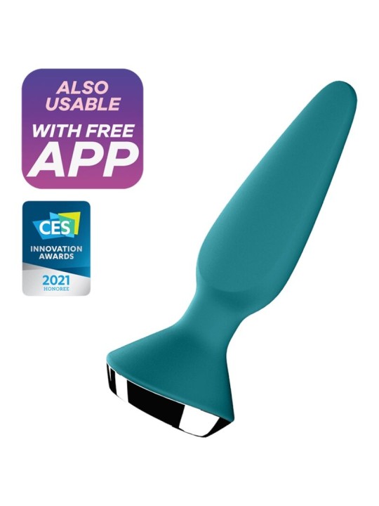 SATISFYER PLUG ILICIOUS 1 PLUG VIBRADOR VERDE
