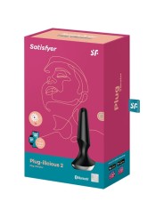 SATISFYER PLUG ILICIOUS 2 PLUG VIBRADOR NEGRO