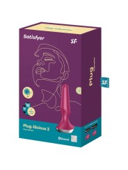 SATISFYER PLUG ILICIOUS 2 PLUG VIBRADOR BERRY