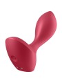 SATISFYER BACKDOOR LOVER PLUG ANAL VIBRADOR ROJO
