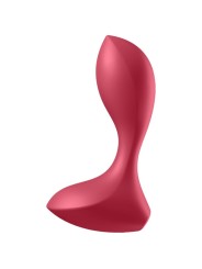 SATISFYER BACKDOOR LOVER PLUG ANAL VIBRADOR ROJO