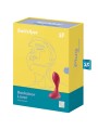 SATISFYER BACKDOOR LOVER PLUG ANAL VIBRADOR ROJO