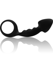 OHMAMA PLUG ANAL ACANALADO CON ANILLA