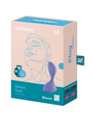 SATISFYER SWEET SEAL PLUG VIBRADOR APP VIOLETA