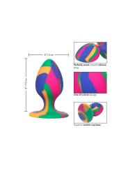 CALEXOTICS CHEEKY MEDIUM TIE DYE PLUG ANAL