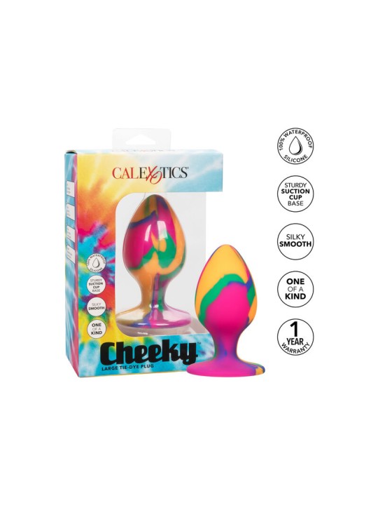 CALEXOTICS CHEEKY LARGE TIE DYE PLUG ANAL