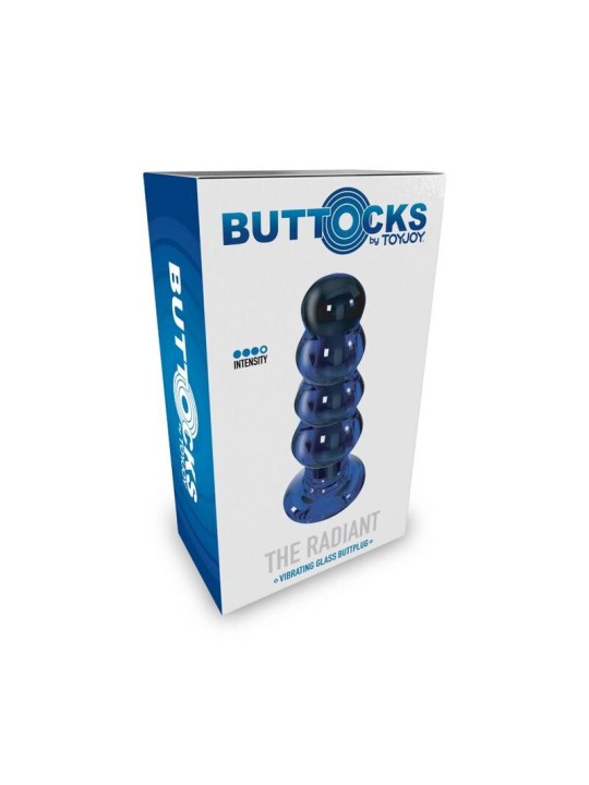 TOYJOY BUTTOCKS THE RADIANT GLASS BUTTPLUG