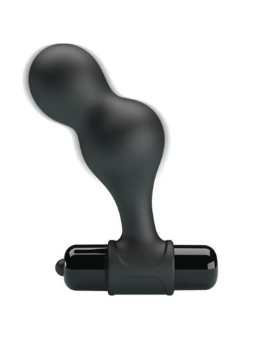 MR PLAY PLUG ANAL VIBRADOR DE SILICONA NEGRO