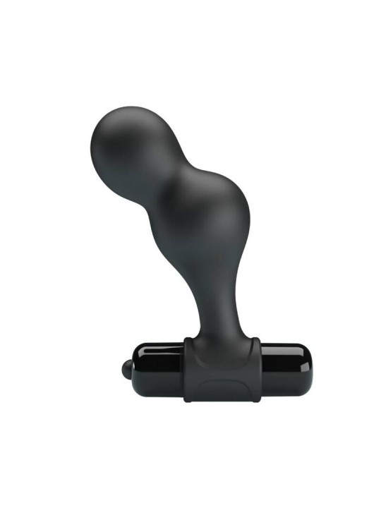 MR PLAY PLUG ANAL VIBRADOR DE SILICONA NEGRO