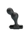 MR PLAY PLUG ANAL VIBRADOR DE SILICONA NEGRO