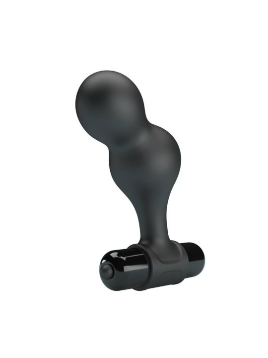 MR PLAY PLUG ANAL VIBRADOR DE SILICONA NEGRO