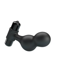 MR PLAY PLUG ANAL VIBRADOR DE SILICONA NEGRO