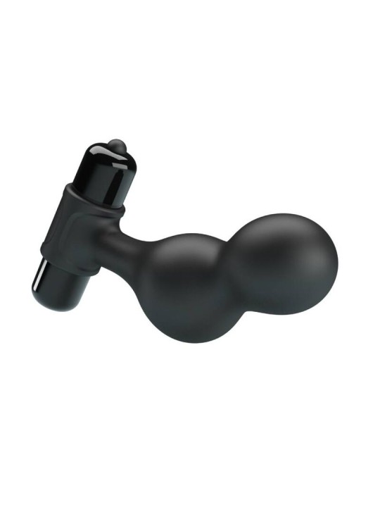 MR PLAY PLUG ANAL VIBRADOR DE SILICONA NEGRO
