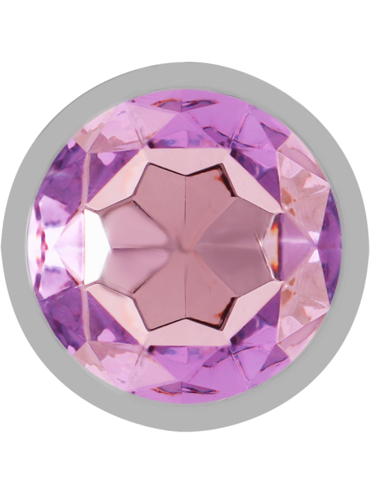 INTENSE PLUG ANAL METAL ALUMINIO CON CRISTAL VIOLETA TALLA S