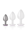 INTENSE PLUG ANAL METAL ALUMINIO CON CRISTAL VIOLETA TALLA S