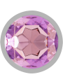 INTENSE PLUG ANAL METAL ALUMINIO CON CRISTAL VIOLETA TALLA M