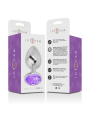 INTENSE PLUG ANAL METAL ALUMINIO CON CRISTAL VIOLETA TALLA L