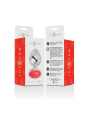 INTENSE PLUG ANAL METAL ALUMINIO CON CRISTAL ROJO TALLA S