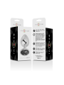 INTENSE PLUG ANAL METAL ALUMINIO CON CRISTAL NEGRO TALLA S