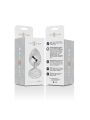 INTENSE PLUG ANAL METAL ALUMINIO CON CRISTAL PLATA TALLA S
