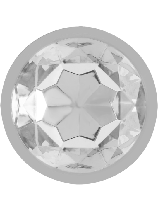 INTENSE PLUG ANAL METAL ALUMINIO CON CRISTAL PLATA TALLA M