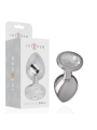 INTENSE PLUG ANAL METAL ALUMINIO CON CRISTAL PLATA TALLA L
