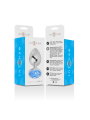 INTENSE PLUG ANAL METAL ALUMINIO CON CRISTAL AZUL TALLA S