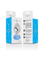 INTENSE PLUG ANAL METAL ALUMINIO CON CRISTAL AZUL TALLA M