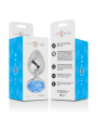 INTENSE PLUG ANAL METAL ALUMINIO CON CRISTAL AZUL TALLA L