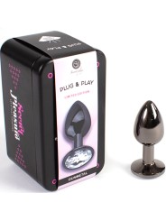 SECRETPLAY GUNMETAL BUTT PLUG TALLA S 7 CM