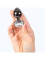 SECRETPLAY GUNMETAL BUTT PLUG TALLA S 7 CM