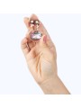 SECRETPLAY METAL BUTT PLUG ORO ROSA TALLA S 7 CM