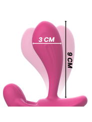 INTENSE SHELLY DUO ANAL PERINEO VAGINAL CLITORIS REMOTO ROSA