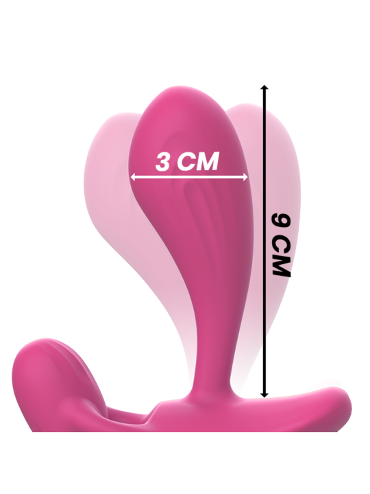 INTENSE SHELLY DUO ANAL PERINEO VAGINAL CLITORIS REMOTO ROSA
