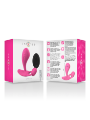 INTENSE SHELLY DUO ANAL PERINEO VAGINAL CLITORIS REMOTO ROSA