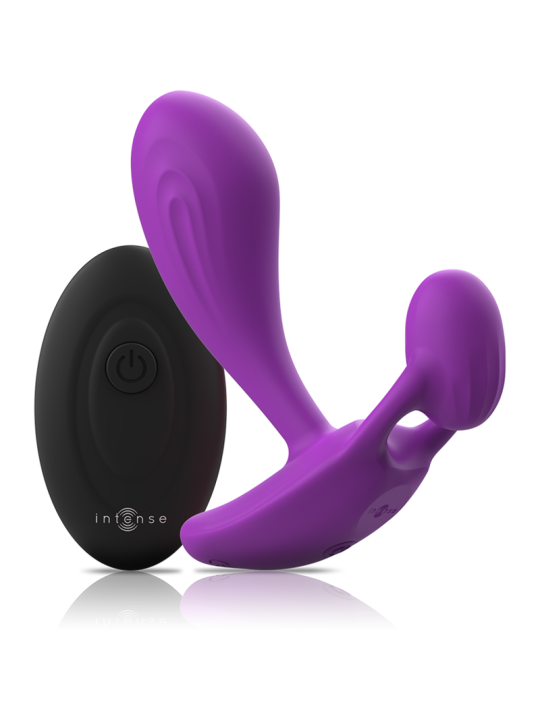 INTENSE SHELLY DUO ANAL PERINEO VAGINAL CLITORIS REMOTO MORADO