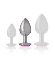 INTENSE PLUG ANAL METAL ALUMINIO CORAZON ROSA TALLA M