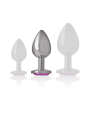 INTENSE PLUG ANAL METAL ALUMINIO CORAZON ROSA TALLA M