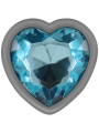 INTENSE PLUG ANAL METAL ALUMINIO CORAZON AZUL TALLA M