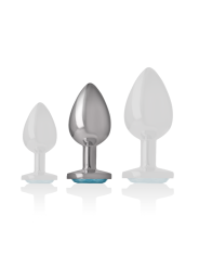 INTENSE PLUG ANAL METAL ALUMINIO CORAZON AZUL TALLA M
