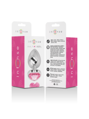 INTENSE PLUG ANAL METAL ALUMINIO CORAZON ROSA TALLA L