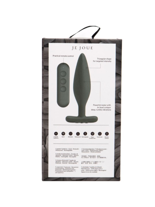 JE JOUE EGON PLUG ANAL VIBRADOR NEGRO