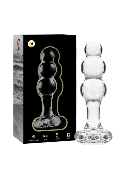 NEBULA SERIES BY IBIZA MODELO 1 PLUG CRISTAL TRANSPARENTE 105 CM O 3 CM