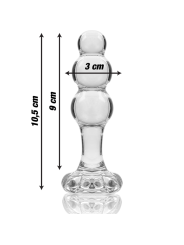 NEBULA SERIES BY IBIZA MODELO 1 PLUG CRISTAL TRANSPARENTE 105 CM O 3 CM