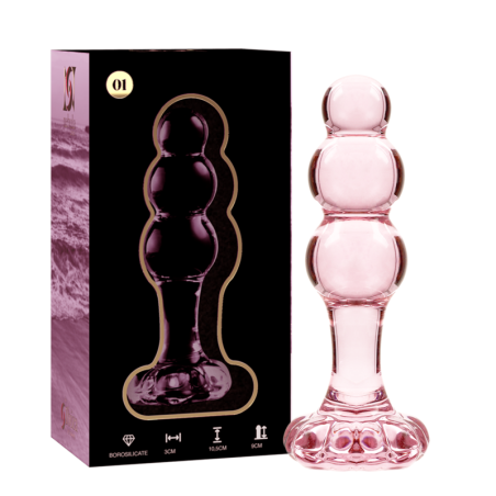 NEBULA SERIES BY IBIZA MODELO 1 PLUG CRISTAL TRANSPARENTE 105 CM O 3 CM
