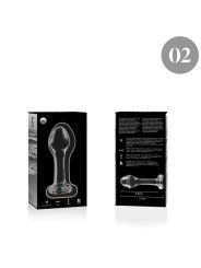 NEBULA SERIES BY IBIZA MODELO 2 PLUG CRISTAL TRANSPARENTE 11 CM O 35 CM